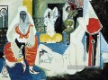 Les femmes d’Alger Delacroix IX 1955 Cubisme
